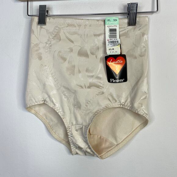 Vintage Flexees Valuable Solutions Firm Control Brief Panty Shapewear 5854 L New - Picture 1 of 10